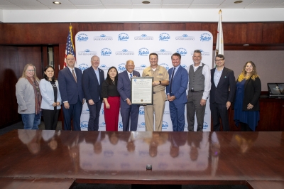 CSUSB and U.S. Navy signing ceremony photo